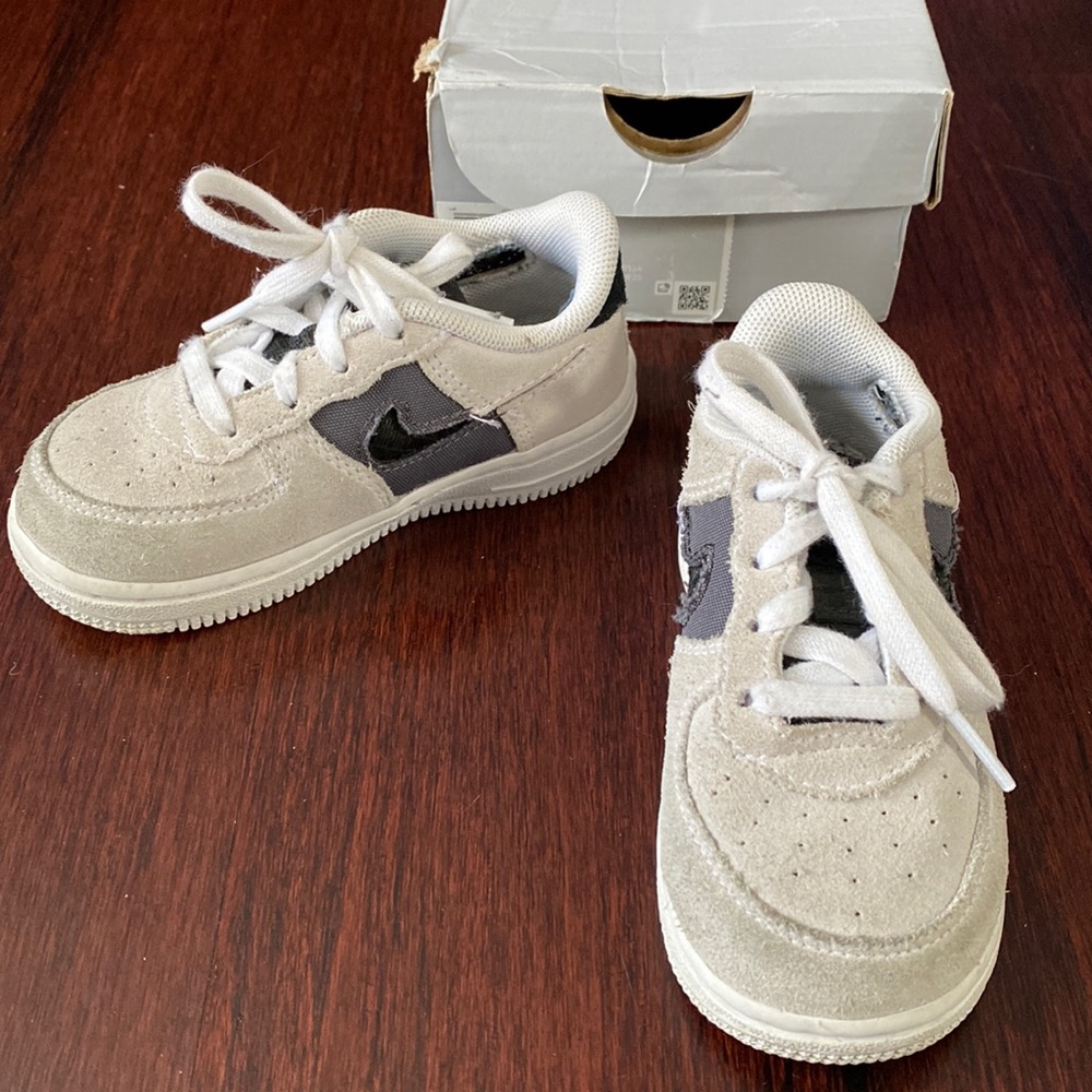 Gray Air Force 1 Toddler Sneakers